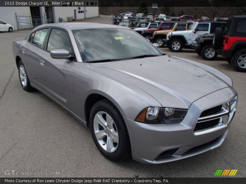 Billet Silver / Black 2013 Dodge Charger SE