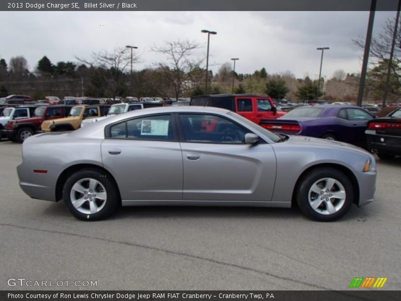 Billet Silver / Black 2013 Dodge Charger SE