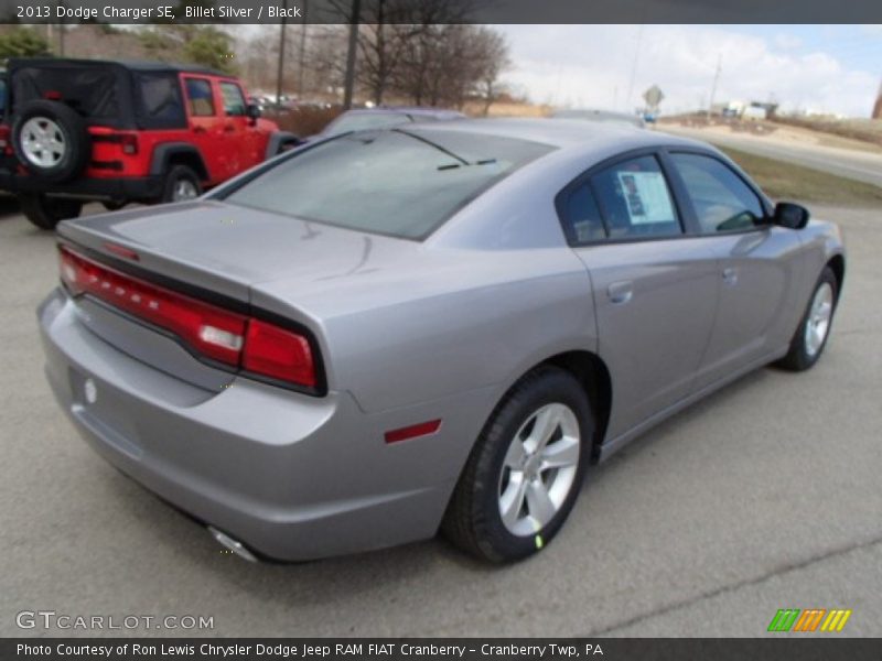 Billet Silver / Black 2013 Dodge Charger SE