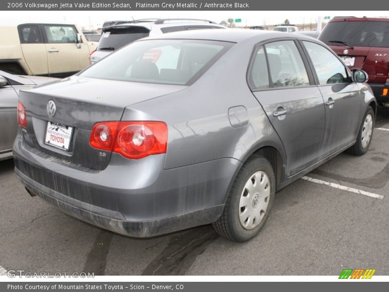 Platinum Grey Metallic / Anthracite Black 2006 Volkswagen Jetta Value Edition Sedan