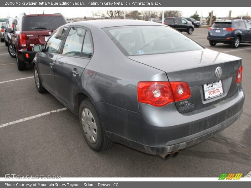 Platinum Grey Metallic / Anthracite Black 2006 Volkswagen Jetta Value Edition Sedan
