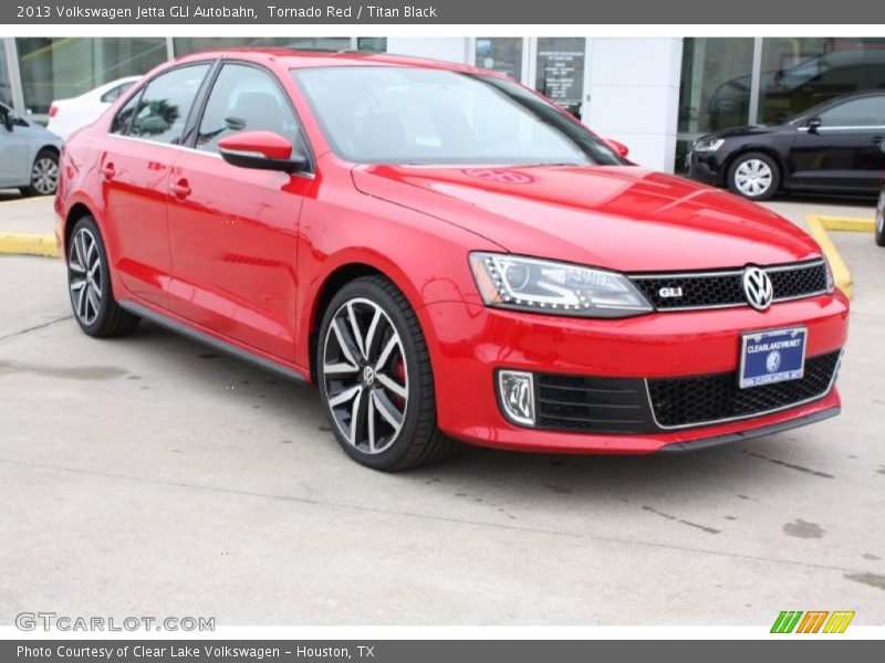 Tornado Red / Titan Black 2013 Volkswagen Jetta GLI Autobahn
