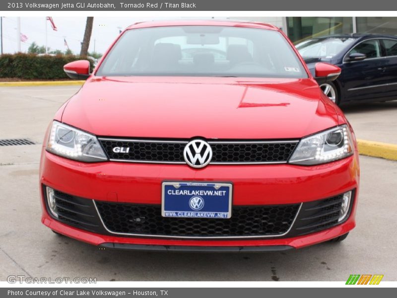 Tornado Red / Titan Black 2013 Volkswagen Jetta GLI Autobahn
