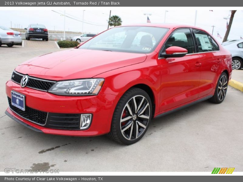 Tornado Red / Titan Black 2013 Volkswagen Jetta GLI Autobahn