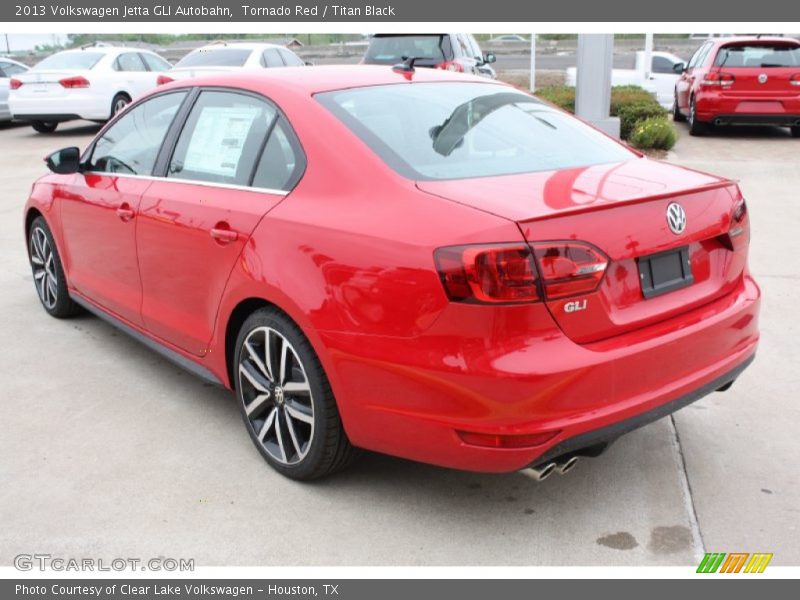Tornado Red / Titan Black 2013 Volkswagen Jetta GLI Autobahn