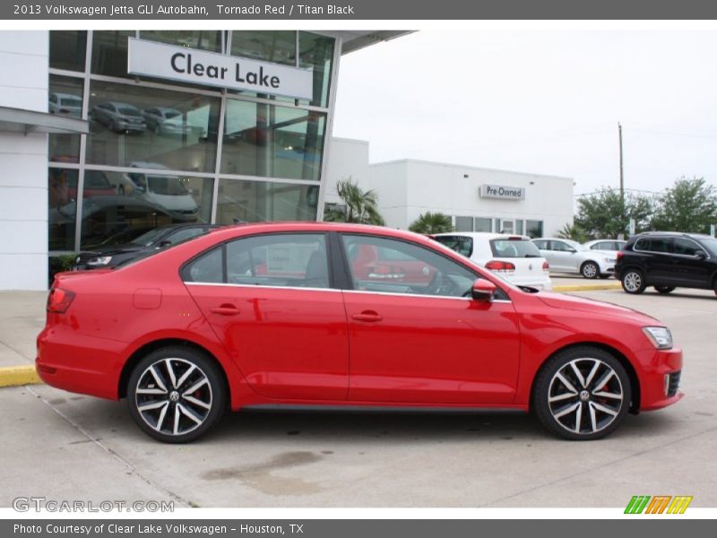Tornado Red / Titan Black 2013 Volkswagen Jetta GLI Autobahn