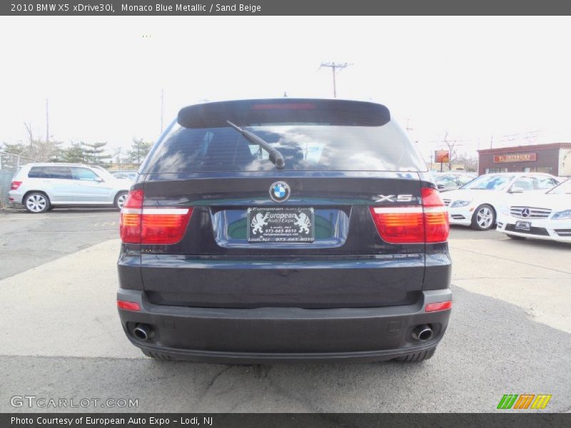 Monaco Blue Metallic / Sand Beige 2010 BMW X5 xDrive30i