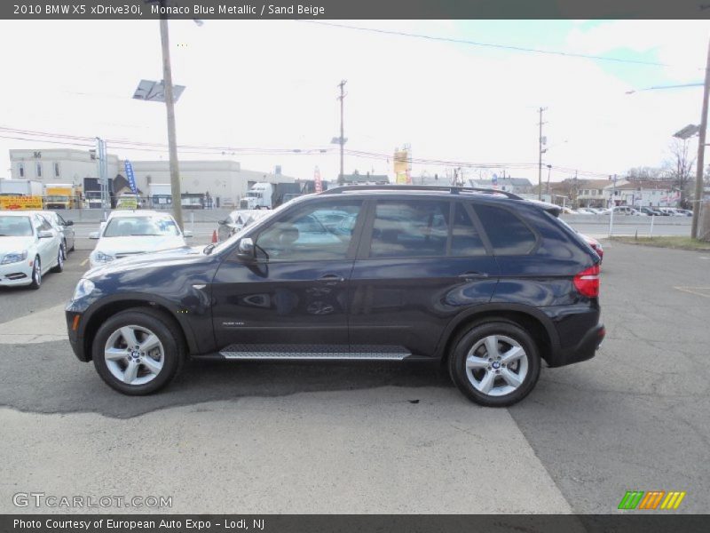 Monaco Blue Metallic / Sand Beige 2010 BMW X5 xDrive30i