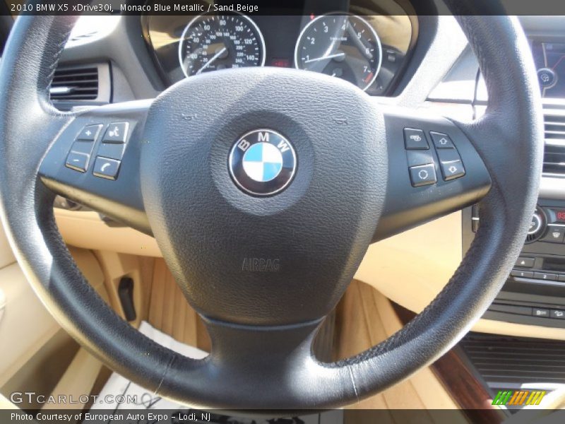 Monaco Blue Metallic / Sand Beige 2010 BMW X5 xDrive30i