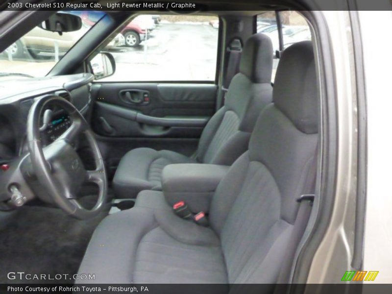 Light Pewter Metallic / Graphite 2003 Chevrolet S10 Regular Cab