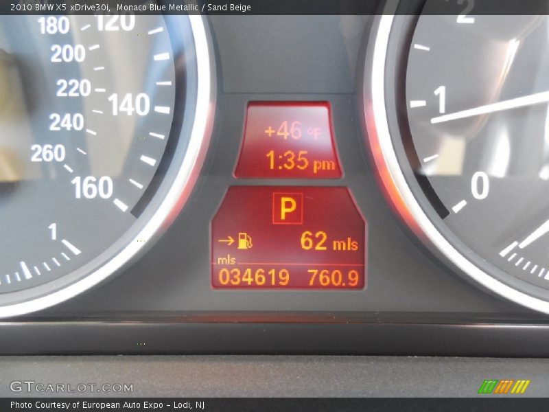 Monaco Blue Metallic / Sand Beige 2010 BMW X5 xDrive30i