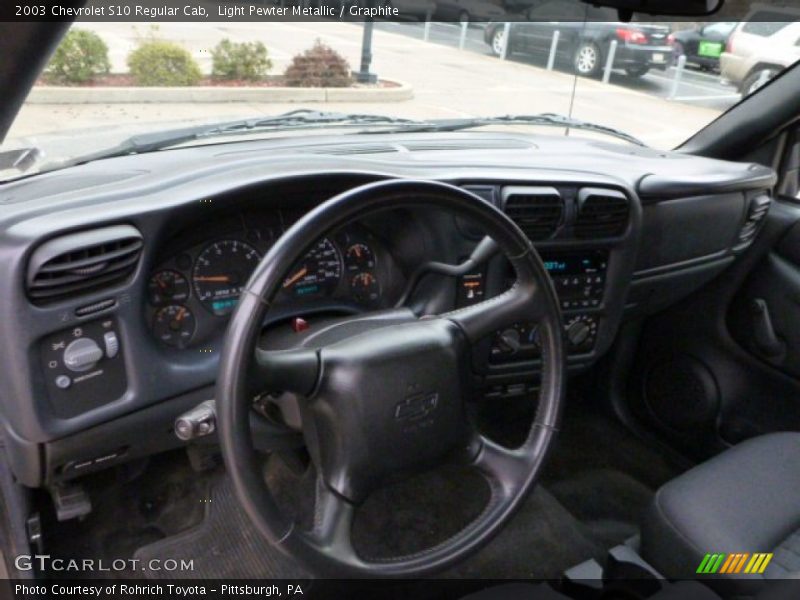 Light Pewter Metallic / Graphite 2003 Chevrolet S10 Regular Cab