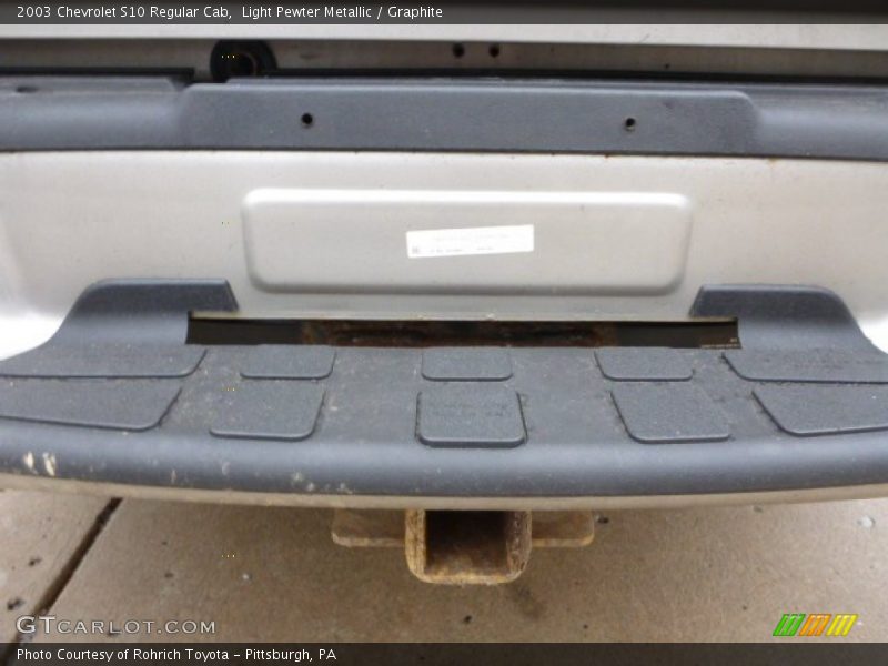 Light Pewter Metallic / Graphite 2003 Chevrolet S10 Regular Cab