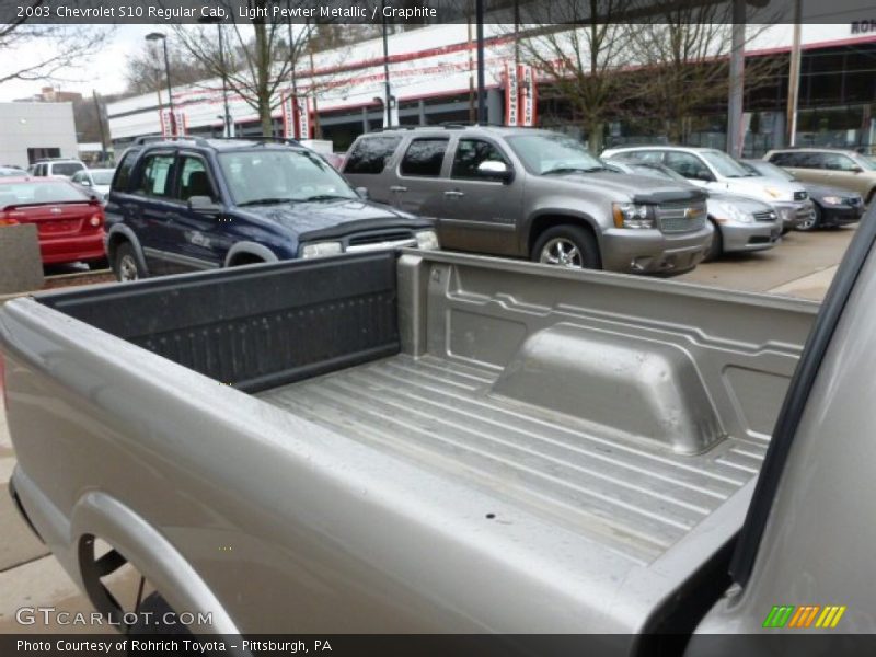 Light Pewter Metallic / Graphite 2003 Chevrolet S10 Regular Cab