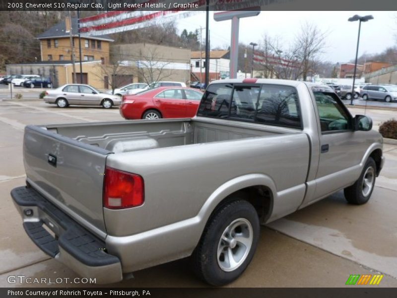Light Pewter Metallic / Graphite 2003 Chevrolet S10 Regular Cab