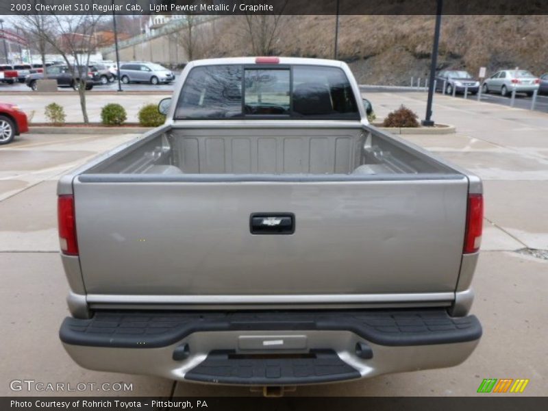 Light Pewter Metallic / Graphite 2003 Chevrolet S10 Regular Cab