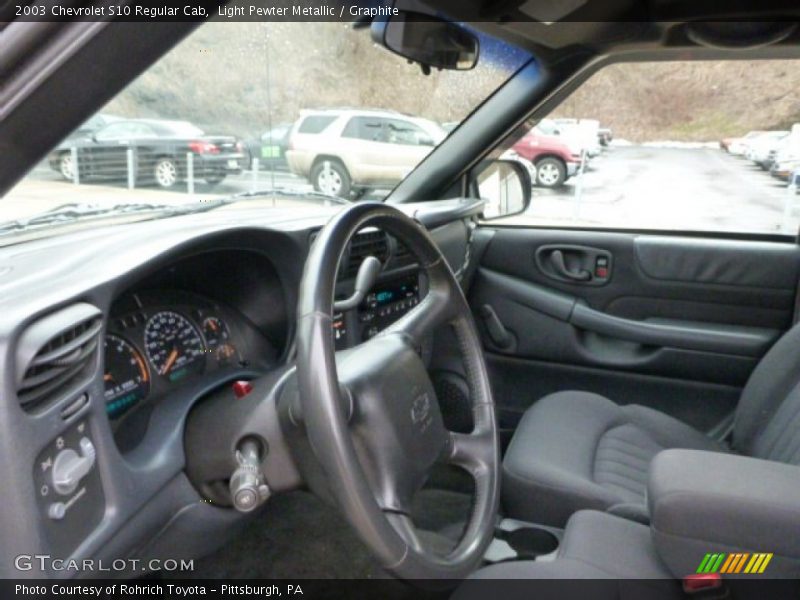 Light Pewter Metallic / Graphite 2003 Chevrolet S10 Regular Cab