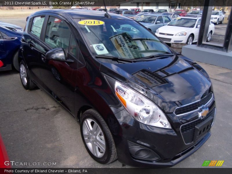 Black Granite / Silver/Silver 2013 Chevrolet Spark LS