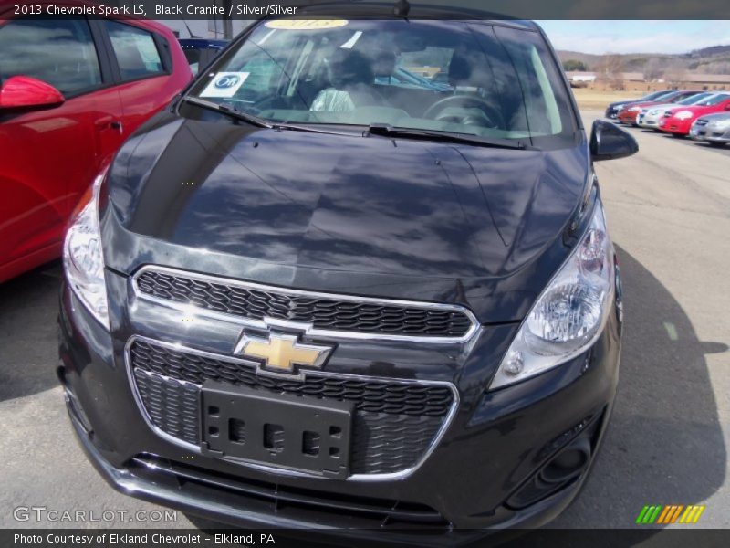 Black Granite / Silver/Silver 2013 Chevrolet Spark LS