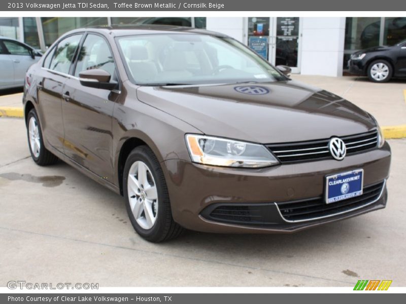 Toffee Brown Metallic / Cornsilk Beige 2013 Volkswagen Jetta TDI Sedan