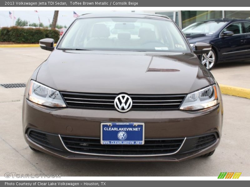 Toffee Brown Metallic / Cornsilk Beige 2013 Volkswagen Jetta TDI Sedan