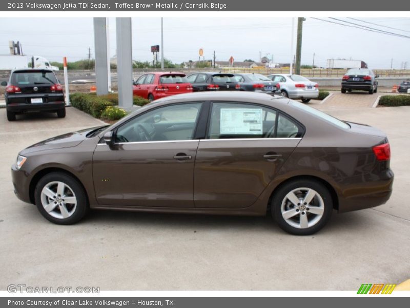 Toffee Brown Metallic / Cornsilk Beige 2013 Volkswagen Jetta TDI Sedan