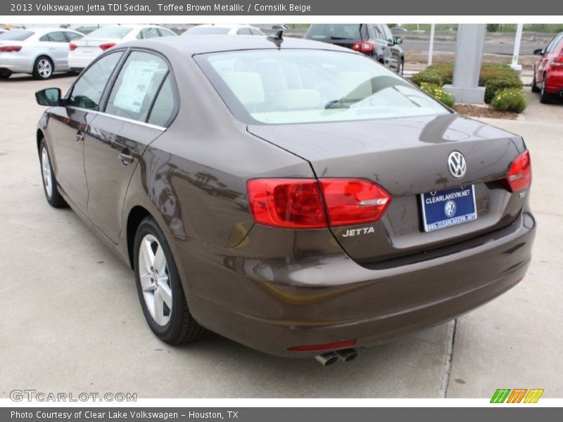 Toffee Brown Metallic / Cornsilk Beige 2013 Volkswagen Jetta TDI Sedan