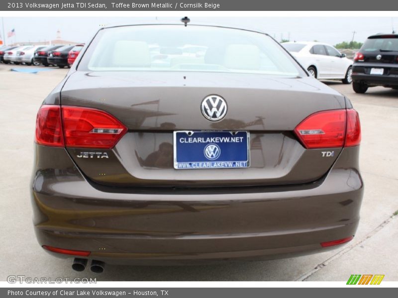 Toffee Brown Metallic / Cornsilk Beige 2013 Volkswagen Jetta TDI Sedan