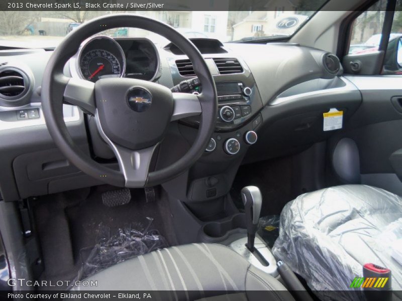 Black Granite / Silver/Silver 2013 Chevrolet Spark LS