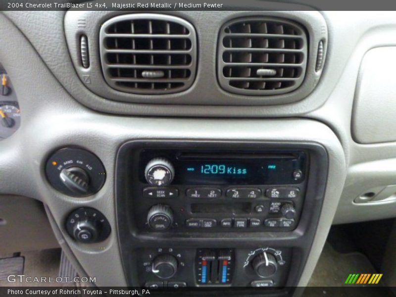 Majestic Red Metallic / Medium Pewter 2004 Chevrolet TrailBlazer LS 4x4