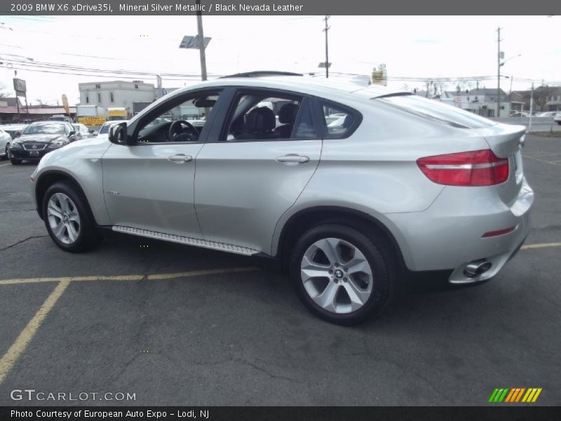 Mineral Silver Metallic / Black Nevada Leather 2009 BMW X6 xDrive35i
