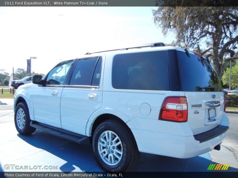 White Platinum Tri-Coat / Stone 2011 Ford Expedition XLT