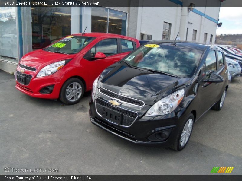 Black Granite / Silver/Silver 2013 Chevrolet Spark LS