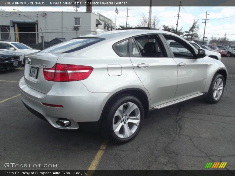 Mineral Silver Metallic / Black Nevada Leather 2009 BMW X6 xDrive35i