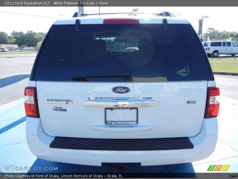 White Platinum Tri-Coat / Stone 2011 Ford Expedition XLT