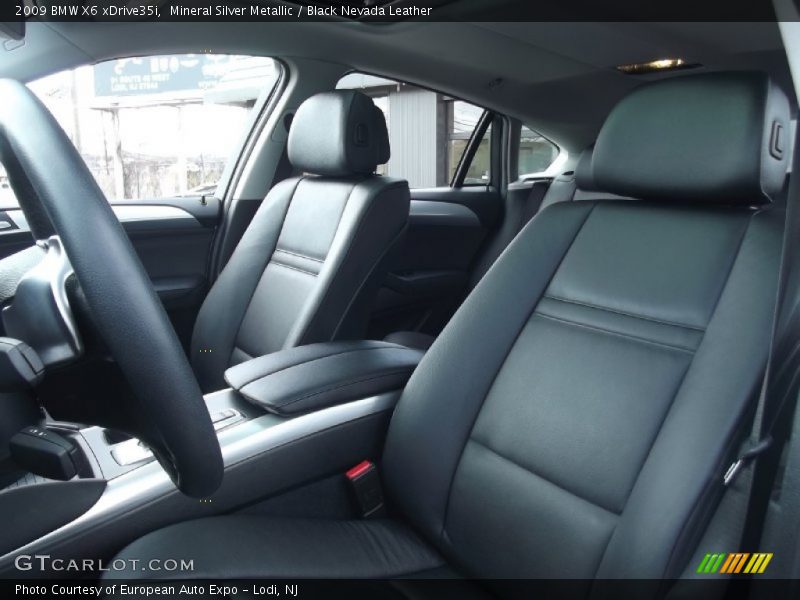 Mineral Silver Metallic / Black Nevada Leather 2009 BMW X6 xDrive35i