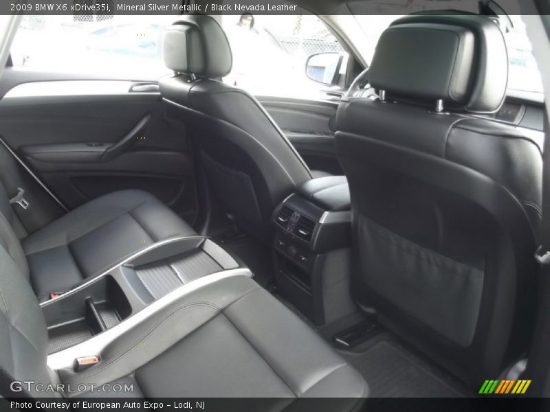 Mineral Silver Metallic / Black Nevada Leather 2009 BMW X6 xDrive35i