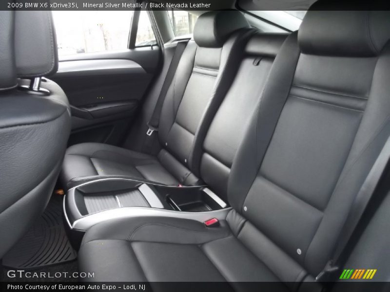 Mineral Silver Metallic / Black Nevada Leather 2009 BMW X6 xDrive35i