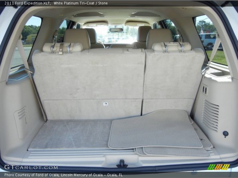 White Platinum Tri-Coat / Stone 2011 Ford Expedition XLT
