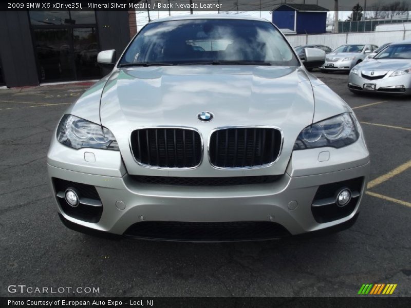 Mineral Silver Metallic / Black Nevada Leather 2009 BMW X6 xDrive35i