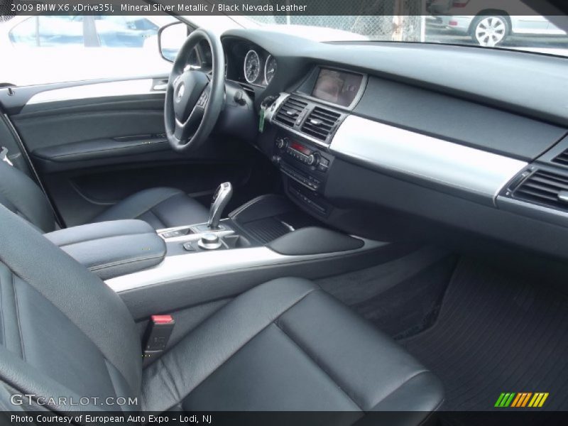 Mineral Silver Metallic / Black Nevada Leather 2009 BMW X6 xDrive35i