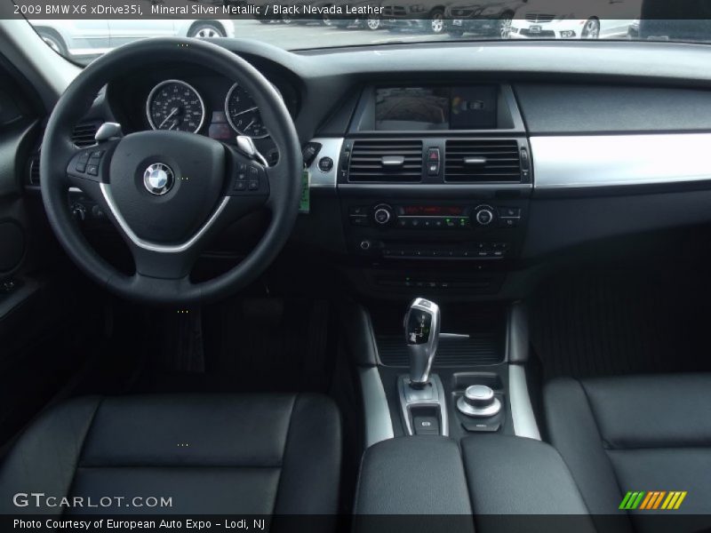 Mineral Silver Metallic / Black Nevada Leather 2009 BMW X6 xDrive35i