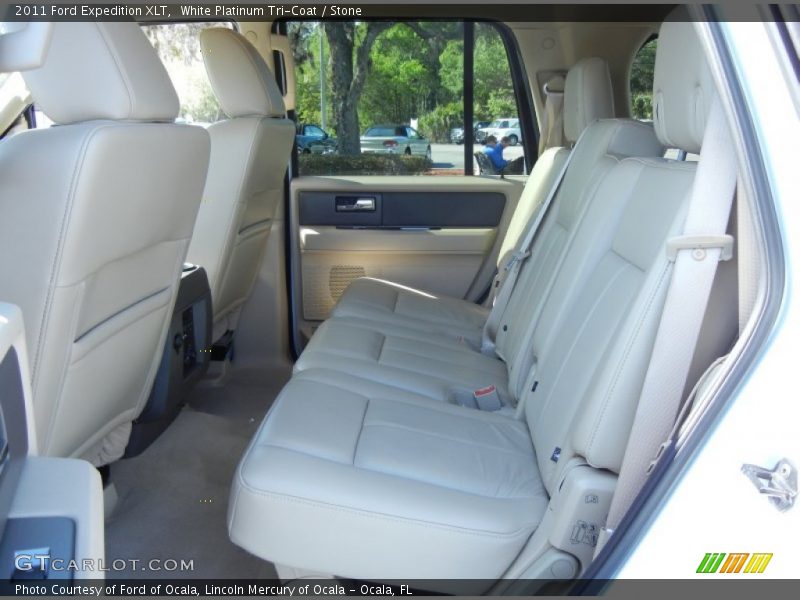 White Platinum Tri-Coat / Stone 2011 Ford Expedition XLT