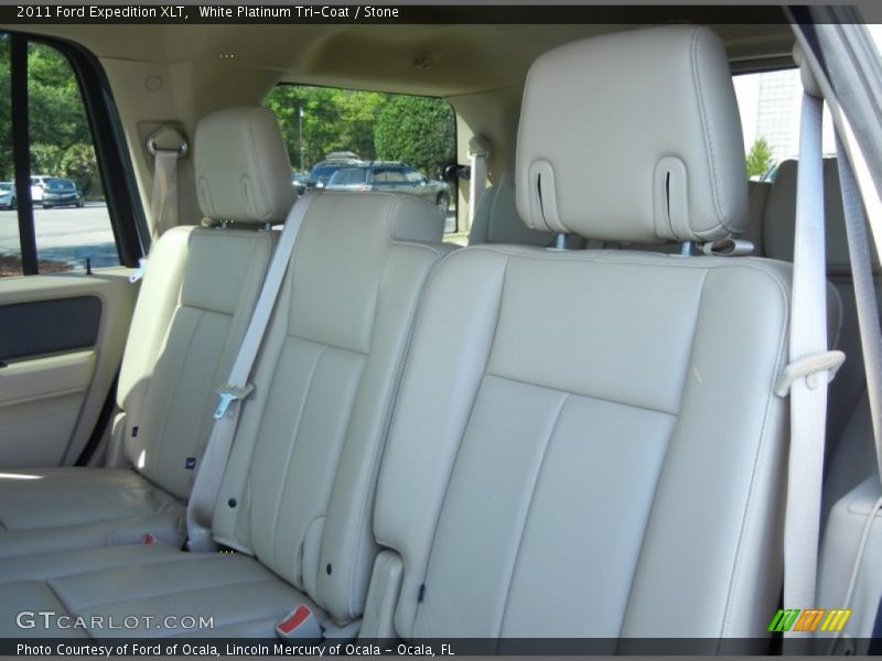 White Platinum Tri-Coat / Stone 2011 Ford Expedition XLT