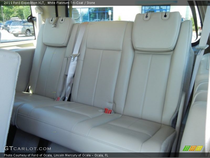 White Platinum Tri-Coat / Stone 2011 Ford Expedition XLT