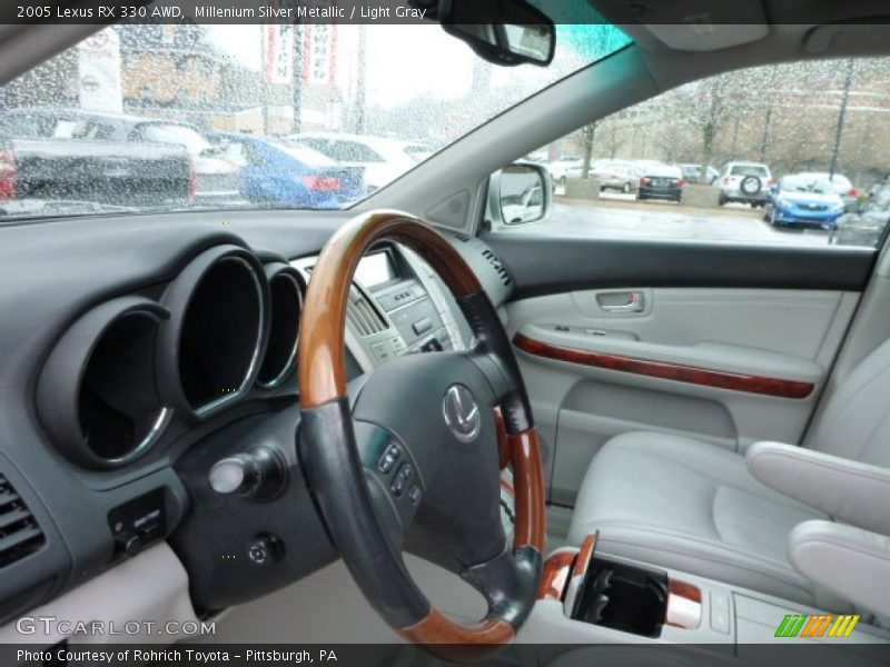 Millenium Silver Metallic / Light Gray 2005 Lexus RX 330 AWD