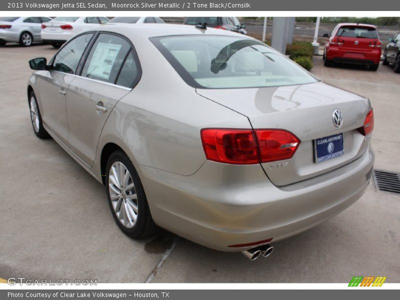 Moonrock Silver Metallic / 2 Tone Black/Cornsilk 2013 Volkswagen Jetta SEL Sedan