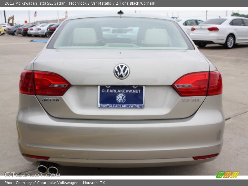 Moonrock Silver Metallic / 2 Tone Black/Cornsilk 2013 Volkswagen Jetta SEL Sedan