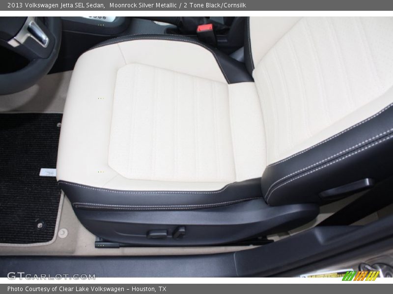 Moonrock Silver Metallic / 2 Tone Black/Cornsilk 2013 Volkswagen Jetta SEL Sedan