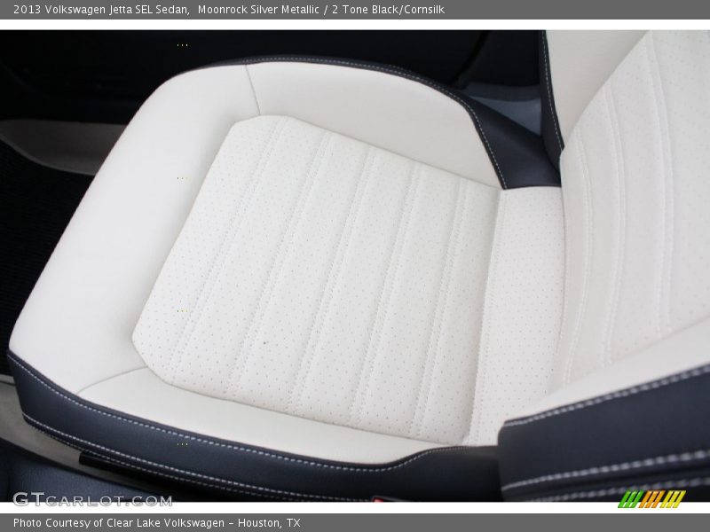 Moonrock Silver Metallic / 2 Tone Black/Cornsilk 2013 Volkswagen Jetta SEL Sedan